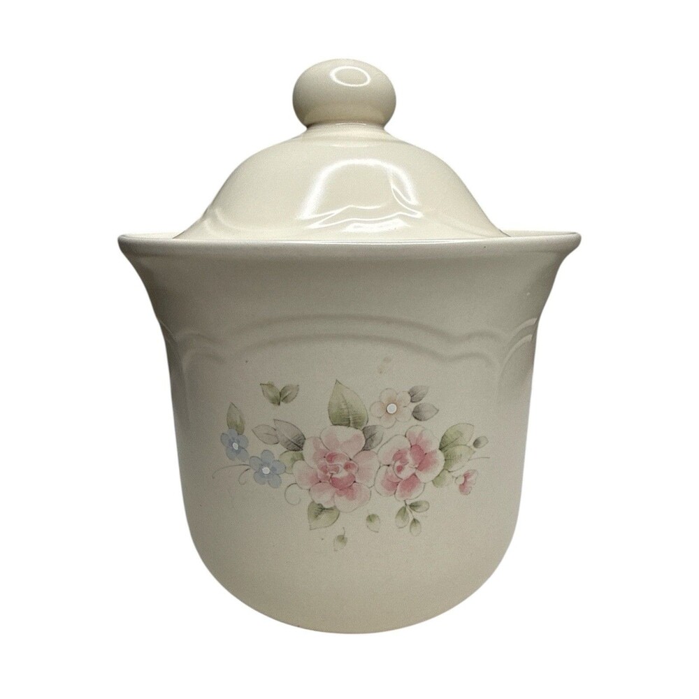 Pfaltzgraff Heirloom Floral 2qt Medium Storage Canister Lid 503